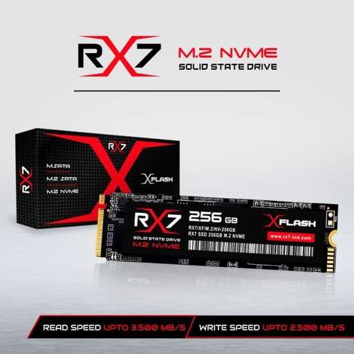 SSD RX7 256GB M.2 NVME + Instalasi